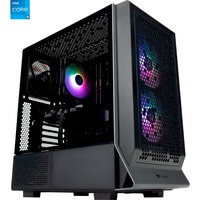 Thermaltake Toughline Air C300i, Gaming-PC schwarz/transparent, Windows 11 Home 64-Bit