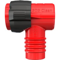 fischer Hohlbohrer-Connector FHD II C, Staubsauger-Aufsatz rot/schwarz, passend zu ø12 - 20 mm