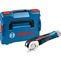 Bosch Akku-Universalschere GUS 12V-300 Professional, Elektroschere blau, ohne Akku und Ladegerät, L-BOXX