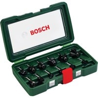 Bosch Heimwerken & Garten Wolfram-Carbide-Fräser-Set, 12-teilig 8mm Schaft