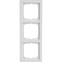 Busch-Jaeger Rahmen dreifach future linear, Plattform 63, Unterputzmontage, Kunststoff, glänzend weiß (glänzend), Retail