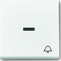 Busch-Jaeger Wippe mit Symbol Klingel weiß (glänzend), Retail