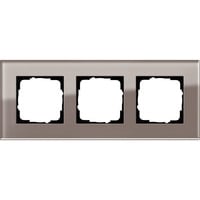 Gira Abdeckrahmen dreifach Esprit Glas Umbra, Abdeckung Retail