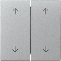 Gira Wippe zweifach mit Pfeilsymbolen aluminium, Retail