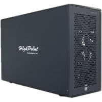 HighPoint RocketStor 8631C , Tower-Gehäuse schwarz, PCIe 5.0 x16 eGPU