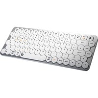 KeySonic KSK-5020BT-S, Tastatur silber/weiß, DE-Layout, X-Typ-Membrane