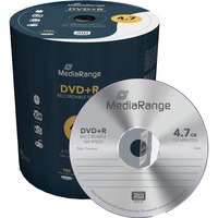 MediaRange DVD+R 4,7 GB, DVD-Rohlinge 16fach, 100 Stück
