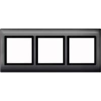 Merten Rahmen dreifach waagerecht und senkrecht anthrazit, Retail