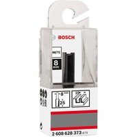 Bosch Nutfräser Standard for Wood, Ø 10mm, Arbeitslänge 25mm Schaft Ø 8mm, zweischneidig, extralang