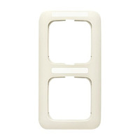 Busch-Jaeger Rahmen 2-fach 1722 NS-212, Abdeckung weiß, Retail