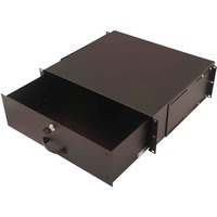 Digitus Tastatureinschub & Dokumentenablage für 483 mm (19")-Schränke, Schublade schwarz, 3 Höheneinheiten