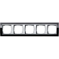 Gira Abdeckrahmen 5fach schwarz, Retail