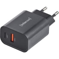 INTENSO 7803010 - USB-Ladegerät, 30 W, 1x USB-A, 1x USB-C, PD 3.0, QC 4.0, schwarz