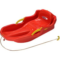 Jamara Snow Play - Bob Comfort 80 cm mit Bremse, Schlitten rot