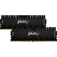 Kingston FURY DIMM 32 GB DDR4-3600 Kit, Arbeitsspeicher schwarz, KF436C16RB1K2/32, Renegade