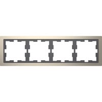 Merten Rahmen vierfach grau, Retail