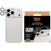 PanzerGlass PicturePerfect Kameraschutz, Schutzfolie transparent/schwarz, iPhone 17 Pro Max
