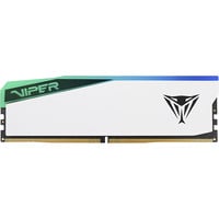 Patriot DIMM 16 GB DDR5-5600, Arbeitsspeicher weiß, PVER516G56C36W, VIPER Elite 5 RGB, INTEL XMP, AMD EXPO
