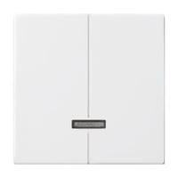 0 Bedienelement Dimmer zweiteilige Taste weiß, Retail