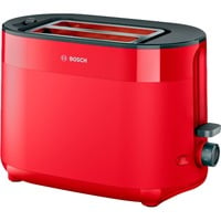 Bosch Kompakt-Toaster MyMoment TAT2M124 rot, 950 Watt, für 2 Scheiben Toast