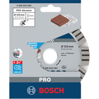 Bosch Professional PRO Abrasive Diamanttrennscheibe, Ø 125mm Bohrung 22,23mm