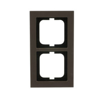 Busch-Jaeger Abdeckrahmen 2-fach, Abdeckung braun, Retail