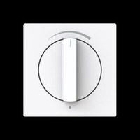 Busch-Jaeger Zentralscheibe Lautstärkepegel 1740 Drehknopf 03-44G, Abdeckung weiß, Retail