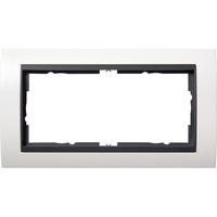 Gira Abdeckrahmen mit Zwischenrahmen und Klemmbefestigung weiß, Retail