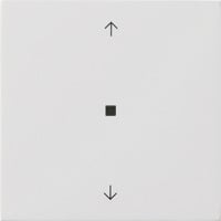 Gira Funk Bedienaufsatz glänzend, Bedienteil weiß, Retail