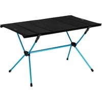 Helinox Camping-Tisch Table Four Black, Hard Top 10002765 schwarz, blaues Gestell