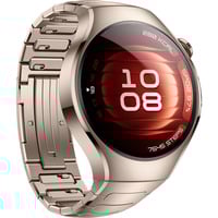 Huawei Watch 5 42mm (Soc-L29M), Smartwatch beige, Titanarmband in sandgold, Gehäuse aus Edelstahl