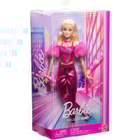 Mattel Barbie Deluxe Style im pinken Metallic Outfit, Puppe 