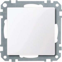 Merten Blindabdeckung mit zentraler Abdeckplatte, Unterputz, Thermoplast, glänzend, IP20, 73x73x23 mm weiß (glänzend), Retail