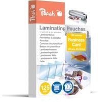 Peach Laminierfolie 60x90mm Business Card 125mic PP525-08, Folien glänzend, 100 Stück, 60x90 mm