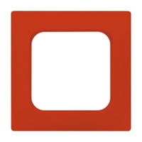 0 Abdeckrahmen, Abdeckung rot, Retail
