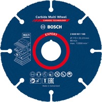 Bosch EXPERT Carbide MultiWheel Trennscheibe, Ø 115mm Bohrung 22,23mm, gerade