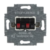 4011395136805 - 2CKA000230A0404 Lautsprecher-Anschluss IP20 Tiefschwarz (RAL 9005) Schwarz