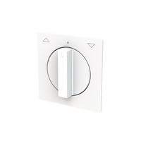 Busch-Jaeger Zentralscheibe mit Pfeil auf/ab, Abdeckung weiß, Retail