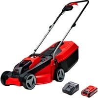EINHELL Akku-Rasenmäher GE-CM 18/30 Li rot/schwarz, Li-Ionen Akku 3,0Ah