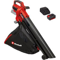 EINHELL Power X-Change Akku-Laubsauger VENTURRO 18/210 Kit, 18Volt, Laubsauger/Laubbläser rot/schwarz, 1x Li-Ionen Akku 4,0Ah, POWER FOR ALL ALLIANCE