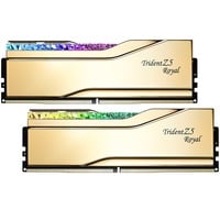 G.Skill DIMM 48 GB DDR5-6000 (2x 24 GB) Dual-Kit, Arbeitsspeicher gold, F5-6000J2836F24GX2-TR5NG, Trident Z5 Royal Neo, AMD EXPO