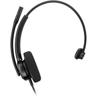 HP Poly Mission 415 Mono-USB-Headset Classic (kabelgebunden) schwarz, USB Type-C und Type-A, Schaumstoff-Ohrpolster (Oberflächenmaterial)