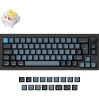 Keychron Q2 Pro, Gaming-Tastatur schwarz/blaugrau, DE-Layout, Keychron K Pro Banana, Hot-Swap, Aluminiumrahmen, RGB