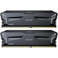 Lexar DIMM 32 GB DDR5-6000 (2x 16 GB) Dual-Kit, Arbeitsspeicher schwarz, LD5U16G60C320A-RGD, ARES