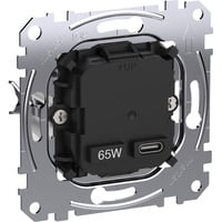 Merten USB-Ladeeinsatz Typ 1x USB Typ C mit Power Delivery 65 Watt MEG4366-0130, Ladegerät Retail