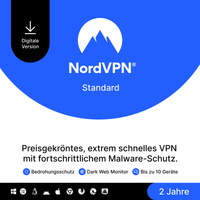 NordVPN Standard - VPN & Cybersicherheit, Sicherheit-Software 2 Jahr