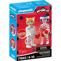 PLAYMOBIL 71865 Miraculous: Ladybugs & Cat Noirs Hochzeitstraum, Konstruktionsspielzeug 