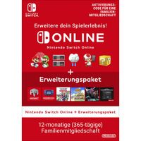 Switch Online + Erweiterungspaket - Familienmitgliedschaft (365 Tage), Nintendo Switch-Spiel ESD