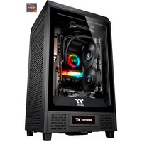 Thermaltake Toughline T200A Black, Gaming-PC schwarz/transparent, Windows 11 Home 64-Bit