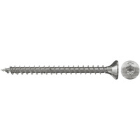 fischer Spanplattenschraube PowerFast 3,5x30 Senkkopf TX 200 Stück, mit Vollgewinde, Edelstahl A2